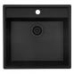 Lavabo Jupiter 60 kompositvask - Antracit-sort/Antracit