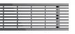 ACO slidsrist til Self/Hexaline i rustfrit stl - 1,5 t - 1000 mm