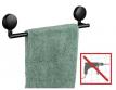 Wenko Pavia h�ndkl�destang - Mat sort - Skruefri