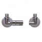 Kriss Corner Rum ventils�t m/rumtermostat - Venstre - Krom
