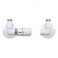 Kriss Corner Rum Plus ventils�t m/rumtermostat - Venstre - Hvid