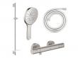 Grohe Rainshower SmartActive komplet brusesystem m/termostat - Supersteel