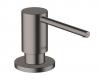 Outlet - Hansgrohe A41 sbedispenser - Brstet sort krom