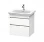 Duravit Durastyle 58 underskab m/2 skuffer og integrerede greb - Hvid mat