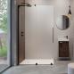 Str�mberg Faro 12 walk-in brusev�g m/skyded�r 900mm - Klart glas/mat sort