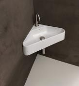 Lavabo Axa Corner 56 hndvask t/vg eller bord - 1 hanehul