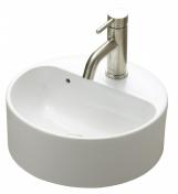 Lavabo AXA Rondo 1035 35 fritstende bowlevask - 1 hanehul