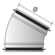 Lindab bøjning 30 grader 160mm