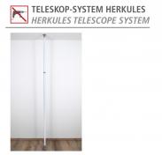 Wenko Hercules lodret stang 165-300 cm - Gr