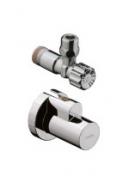 Hansgrohe Stopventil med dkkappe G 3/8 - Brstet messing