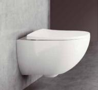 Geberit Acanto RIMfree vghngt toilet m/Keratect