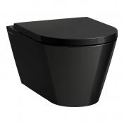 Kartell by Laufen RIMless vghngt toilet - Sort hjglans