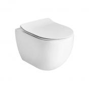 Lavabo Glomp Mini rimless v�gh�ngt toilet inkl. s�de - Hvid