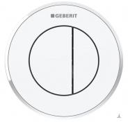 Geberit Omega10 Remote trykknap til mur - Hvid/krom