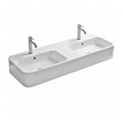 Lavabo Cosa 120 dobbelt h�ndvask t/v�g eller bord - 2 hanehuller
