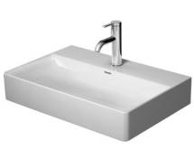 Duravit DuraSquare 60 Compact hndvask t/vg eller mbel - Uden hanehul - Uden overlb - Wondergliss