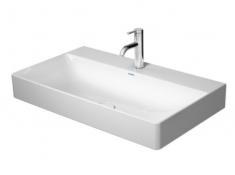 Duravit DuraSquare 80 bowlevask op til vg - 1 hanehul - Ingen overlb - Wondergliss