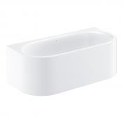 Grohe Essence Keramik Back-to-wall badekar - 180 x 85 - Alpinhvid