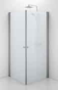 Contura Space SPNF lige brusedr - Frostet glas/Matkrom - 900 - Knobgreb