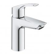 Grohe Eurosmart S hndvaskarmatur m/push open bundventil og WaterSaving - Krom