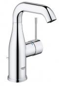 Grohe Essence New M hndvaskarmatur m/bundventil og svingtud - Krom