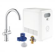 Grohe Blue Professional kkkenbatteri m/C-tud - Krom