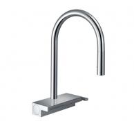 Hansgrohe Aquno Select M81 kkkenarmatur U-tud m/udtrk og brus - Krom