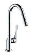 hansgrohe AX Citterio Kkkenarmatur med udtrkstud. Rustfri stl finish