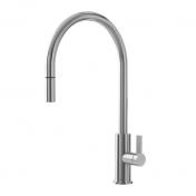 Lavabo Alkymist 587 RS k�kkenarmatur m/udtr�k - Rustfrit st�l