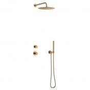 Damixa Iris DS 1 brusesystem til indbygning - B�rstet bronze
