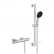 Grohe Precision Feel komplet brusesystem m/termostat og hndbruser