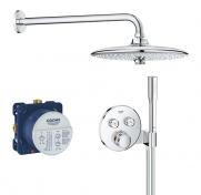 Grohe SmartControl Euphoria 260 komplet brusesystem til indbygning m/ integreret bruseholder