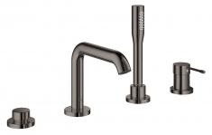 Grohe Essence New 4-huls kar- & brusekombination - Poleret hard graphite