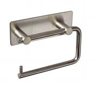 Cool Line toiletpapirholder m/bagplade - Matbrstet stl