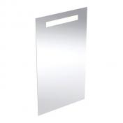 Geberit Option Basic Square spejl m/lys i top - 40 x 70 cm