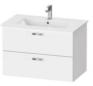 Duravit XBase vaskeskab 80x47,5cm med 2 skuffer hvid mat