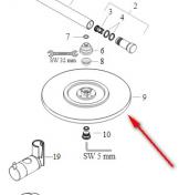 Hansgrohe Hovedbruser til Showerpipe  240