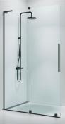 Strmberg Faro 12 walk-in brusevg m/skydedr 800mm - Klart glas/krom