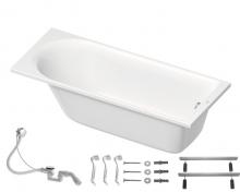 Duravit D-Neo komplet badekar til indbygning - 170 x 70 cm