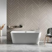 Strmberg Nino Back-To-Wall badekar 1550 x 800 mm