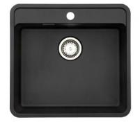 Lavabo Ohio 50x40 Tapwing kkkenvask m/krom aflb - Jet Black