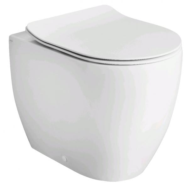 Lavabo Glomp Rimless BTW gulvstående toilet - Hvid