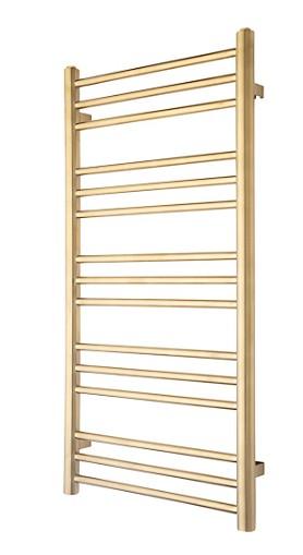 TVS Plus 15 h&aring;ndkl&aelig;det&oslash;rrer - 50x99 cm - B&oslash;rstet messing/Guld