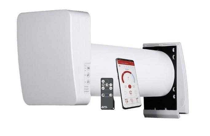 DUKA One S6 ventilator m/Wi-Fi og varmegenvinding