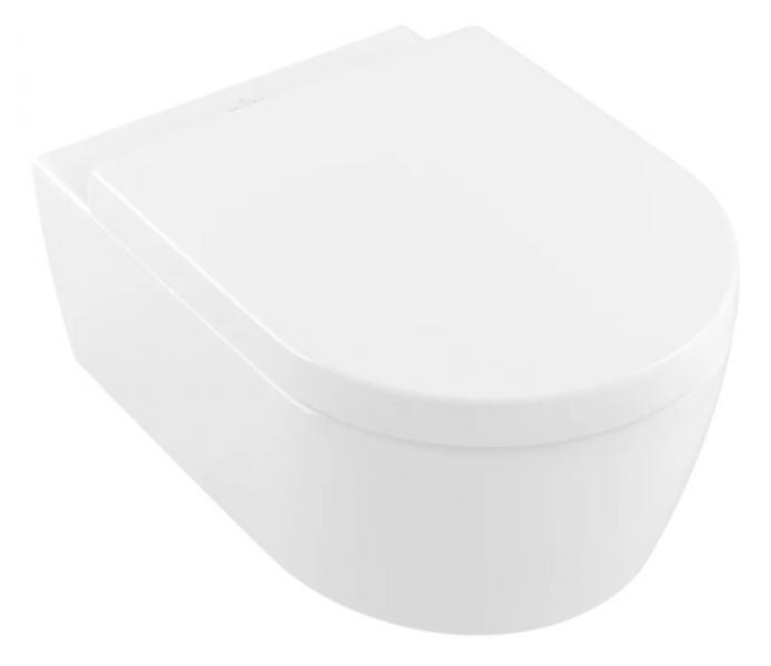 Villeroy & Boch Avento Rimless væghængt toilet inkl. sæde - Hvid