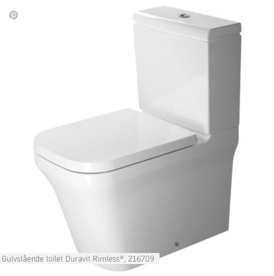 Duravit P3 Comforts toilet 65cm Rimless (uden cisterne)