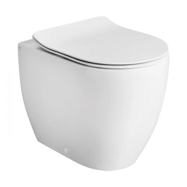 Lavabo Glomp rimless BTW toilet u/cisterne inkl. sæde - Hvid Lavabo Glomp rimless BTW toilet u/cisterne inkl. sæde - Hvid