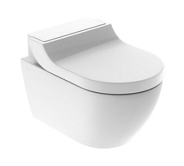 Geberit AquaClean Tuma Classic væghængt douchetoilet. Toiletsæde med Softclose