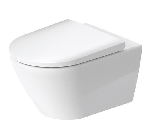 Duravit D-Neo væghængt toilet m/RIMless og toiletsæde m/softclose