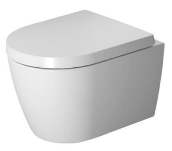 Duravit Me by Starck Compact Rimless væghængt toilet inkl sæde m/softclose